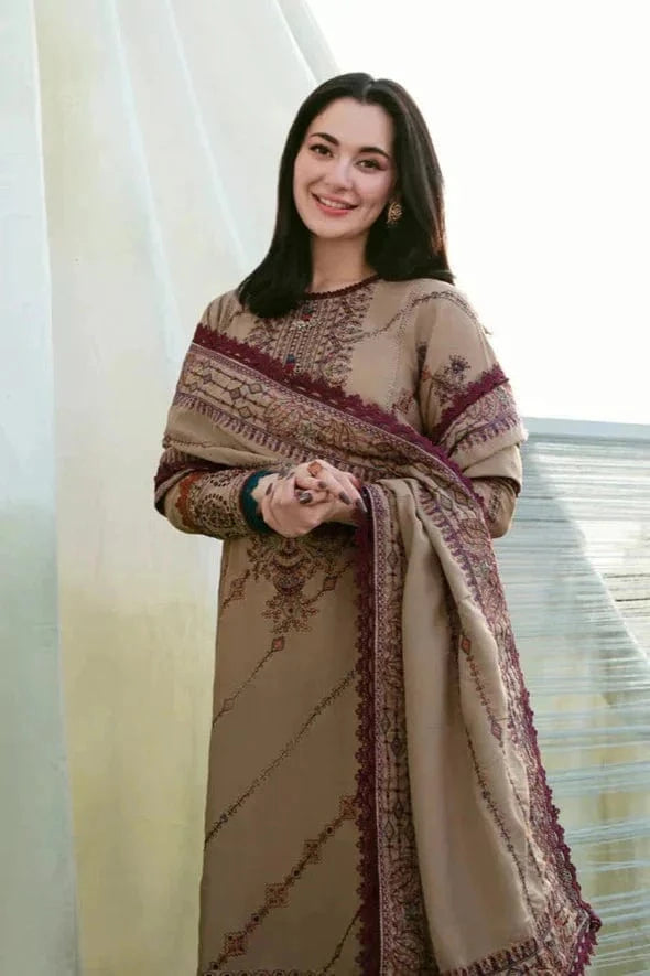 Florant Flo-185 Embroidered Dhanak 3pc