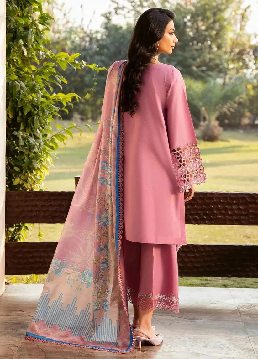 Binilyas D-143 Dhanak Embroidered 3Pc Wt
