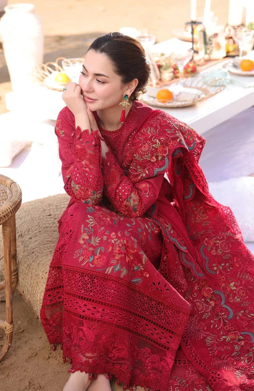 Sapphire D-60 Dhanak Embroidered 3Pc Wt