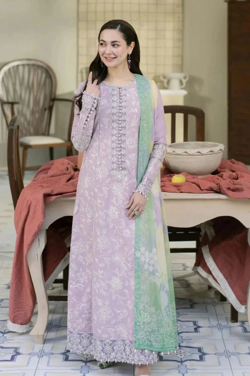 Sapphire LM-53 Embroidered Dhanak 3pc