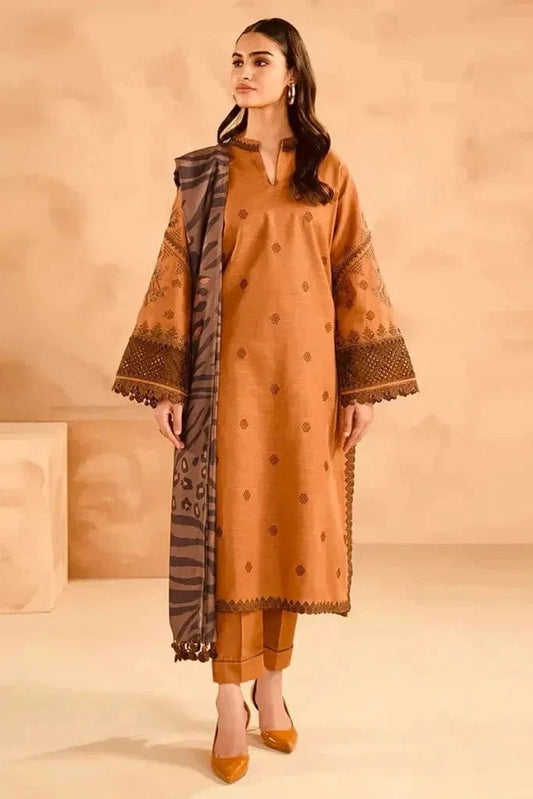 Nishat CH-01 Embroidered Lawn 3pc