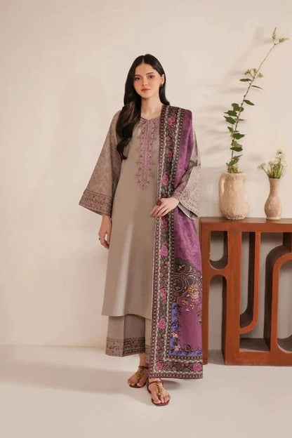 Sapphire SP-34 Embroidered Dhanak 3pc