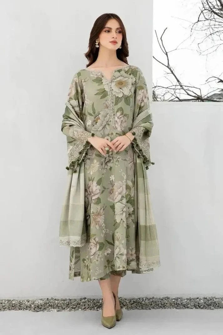 Sapphire D-792 Lawn Printed 3pc