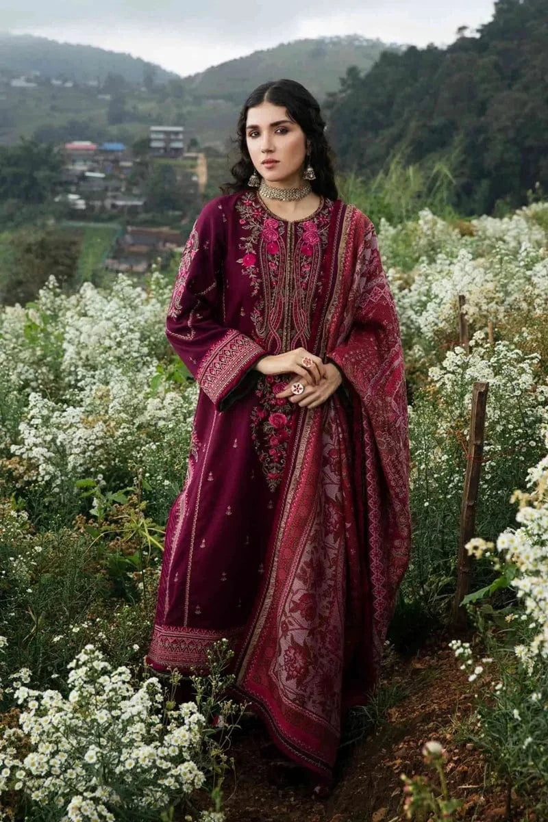 Sapphire Coco-97 Embroidered Dhanak 3pc