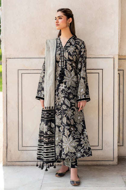 Baroque D-786 Printed Lawn 3pc