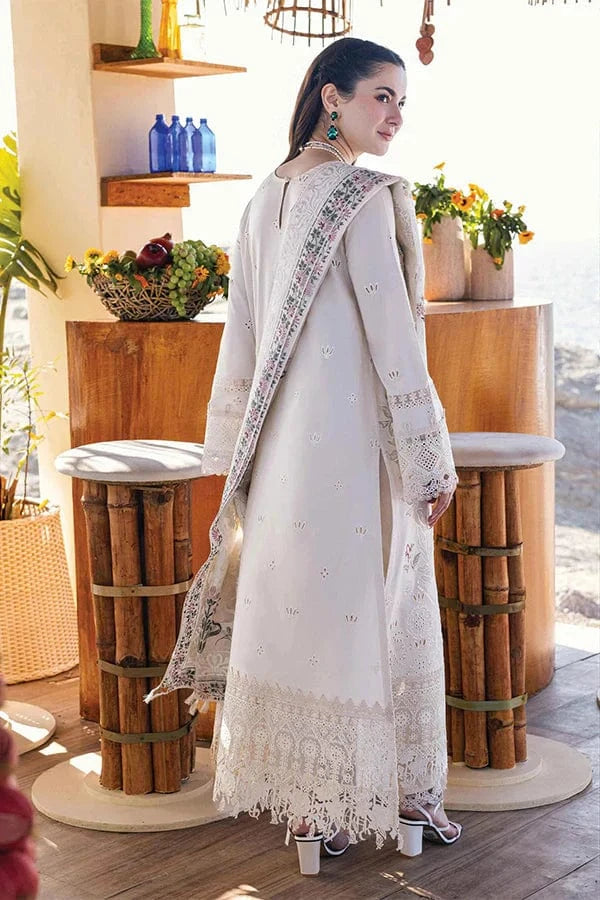 Qalamkaar QL-1023 Chikenkari Embroidered lawn 3pc