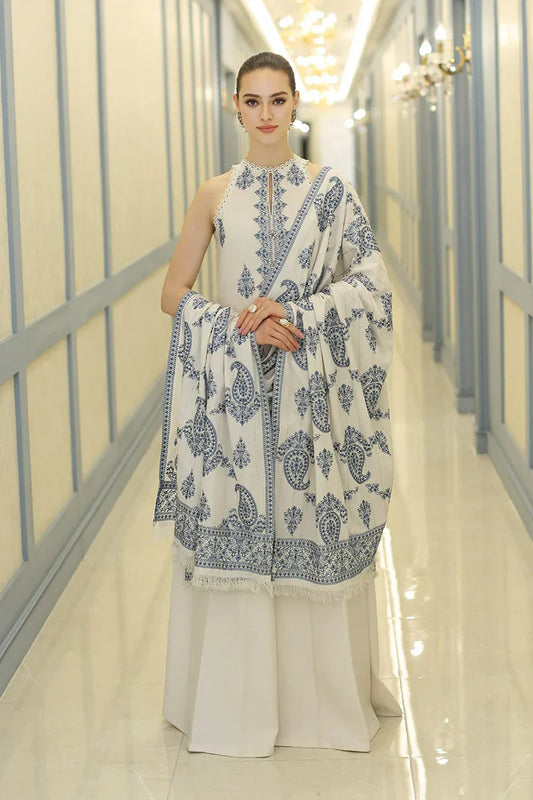 Bareeze Embroidered lawn 3pc D-0196